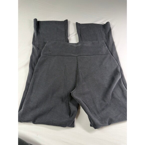 NWOT Lululemon Brushed Softstreme Ribbed Zip Flared Pant - Picture 6 of 6